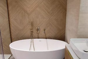 bath tub fixing